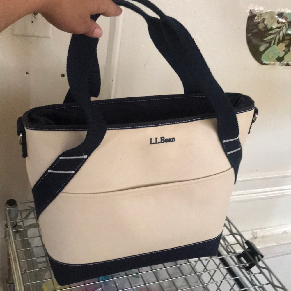 LL Bean large cooler tote bag